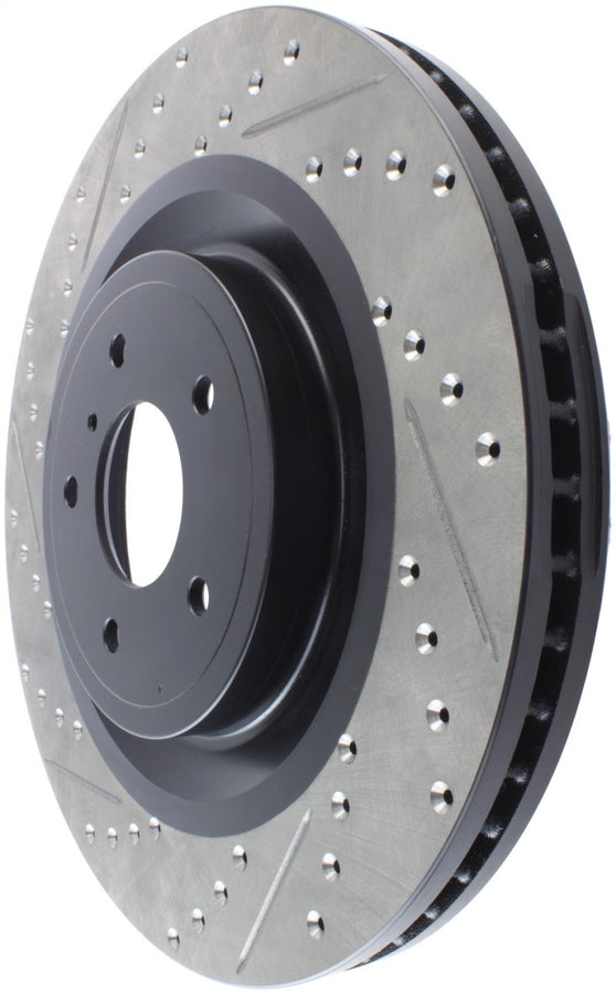 StopTech Infiniti G37 / Nissan 370Z SportStop Slotted & Drilled Front Right Rotor StopTech Infiniti G37 / Nissan 370Z SportStop Slotted & Drilled Front Right Rotor