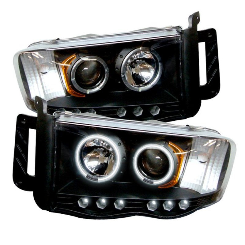 Spyder Dodge Ram 1500 02-05 03-05 Projector Headlights CCFL Halo LED Blk PRO-YD-DR02-CCFL-BK Spyder Dodge Ram 1500 02-05 03-05 Projector Headlights CCFL Halo LED Blk PRO-YD-DR02-CCFL-BK