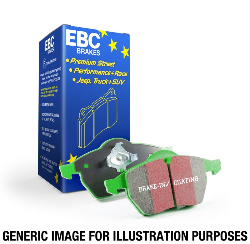 EBC 86-89 Acura Integra 1.6 Greenstuff Front Brake Pads EBC 86-89 Acura Integra 1.6 Greenstuff Front Brake Pads