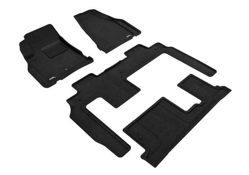 3D Maxpider 09-17 Chevrolet Traverse w Bench 2nd Row Elegant 1st 2nd 3rd Row - Floor Mat Set (Black) 3D Maxpider 09-17 Chevrolet Traverse w Bench 2nd Row Elegant 1st 2nd 3rd Row - Floor Mat Set (Black)