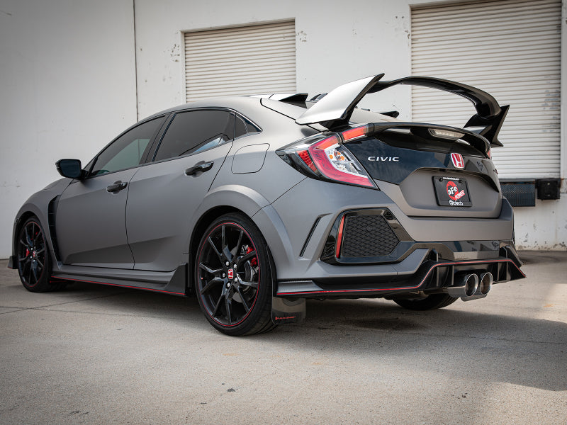 aFe Takeda 2.5in 304SS Axle-Back Exhaust System 17-19 Honda Civic Type R L4-2.0L (t) - Polished Tip aFe Takeda 2.5in 304SS Axle-Back Exhaust System 17-19 Honda Civic Type R L4-2.0L (t) - Polished Tip