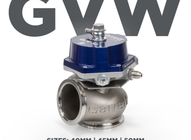 Garrett GVW-50 50mm Wastegate Kit - Blue Garrett GVW-50 50mm Wastegate Kit - Blue