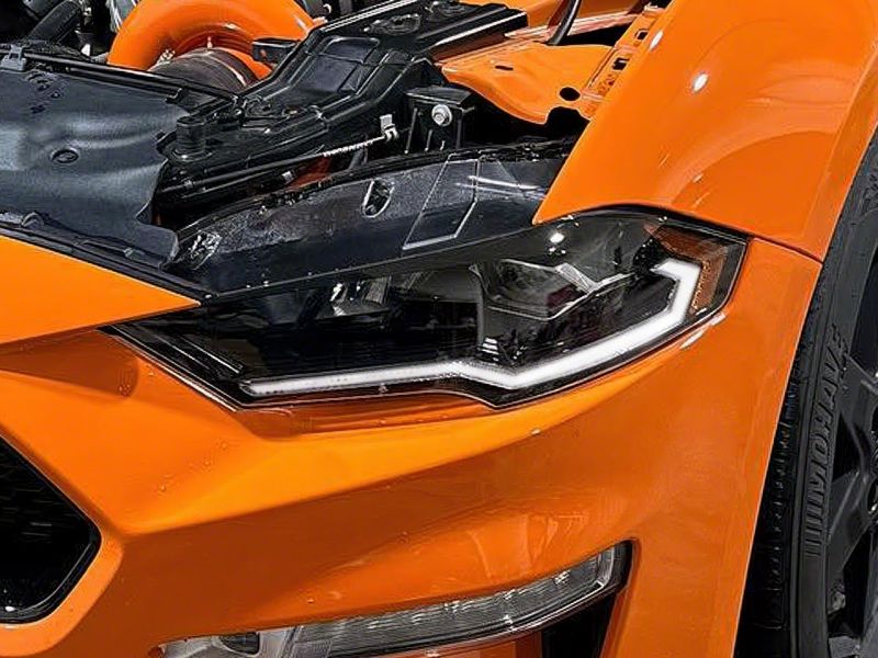 Raxiom 18-23 Ford Mustang GT EcoBoost LED Projector Headlights- Blk Housing (Clear Lens) Raxiom 18-23 Ford Mustang GT EcoBoost LED Projector Headlights- Blk Housing (Clear Lens)