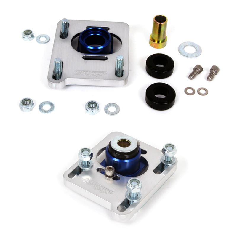 BBK 94-04 Mustang Caster Camber Plate Kit - Silver Anodized Finish BBK 94-04 Mustang Caster Camber Plate Kit - Silver Anodized Finish