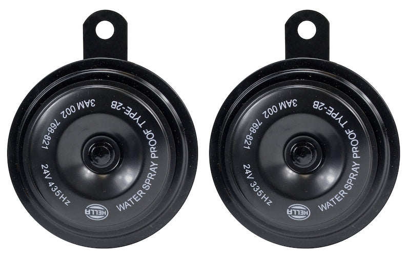 Hella Horn Kit Bx Blk Disc 92Mm 24V Univ Hella Horn Kit Bx Blk Disc 92Mm 24V Univ