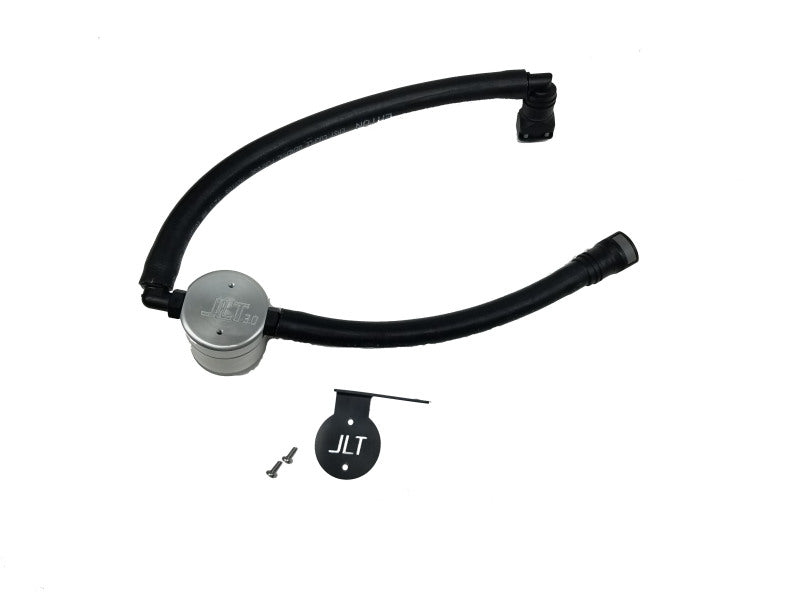 J&L 15-24 Ford Transit 150/250/350 3.5L EcoBoost Passenger Side Oil Separator 3.0 - Clear Anodiz J&L 15-24 Ford Transit 150/250/350 3.5L EcoBoost Passenger Side Oil Separator 3.0 - Clear Anodiz