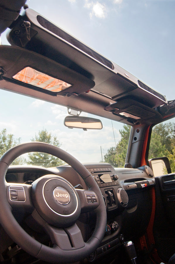 Rugged Ridge Overhead Storage Console 87-18 Jeep Wrangler Rugged Ridge Overhead Storage Console 87-18 Jeep Wrangler