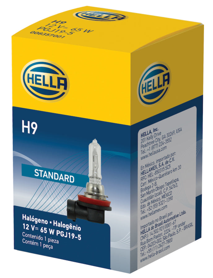 Hella Bulb H9 12V 65W PGJ19-5 T4 Hella Bulb H9 12V 65W PGJ19-5 T4