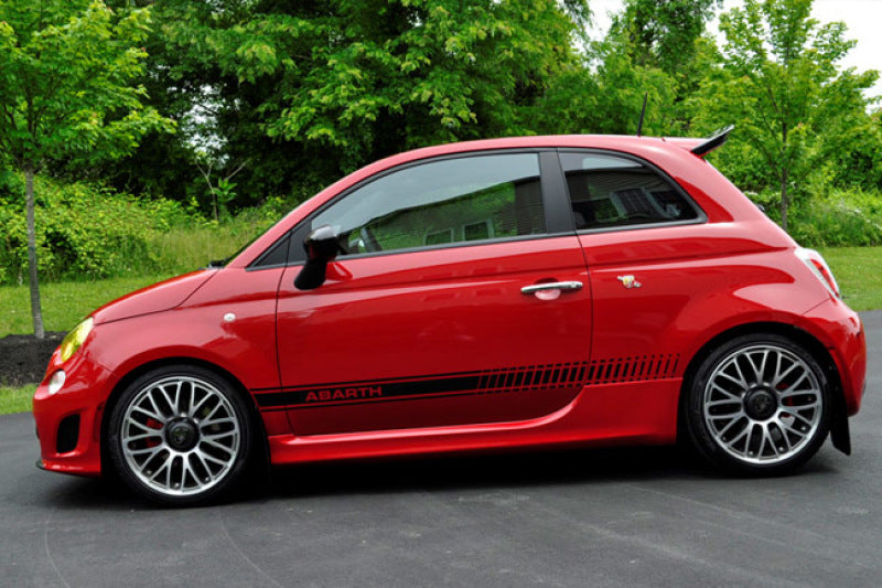 Rally Armor 12-18 Fiat 500 Red Mud Flap w/White Logo Rally Armor 12-18 Fiat 500 Red Mud Flap w/White Logo