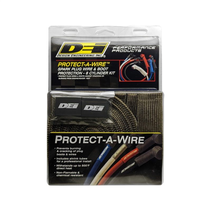 DEI Protect-A-Boot and Wire Kit 8 Cylinder - Titanium DEI Protect-A-Boot and Wire Kit 8 Cylinder - Titanium