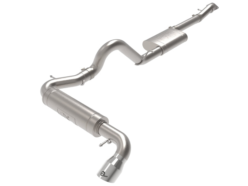 aFe Apollo GT 3in 409 SS Cat-Back Exhaust 2021 Ford Bronco L4-2.3L (t)/V6-2.7L (tt) w/ Polished Tips aFe Apollo GT 3in 409 SS Cat-Back Exhaust 2021 Ford Bronco L4-2.3L (t)/V6-2.7L (tt) w/ Polished Tips