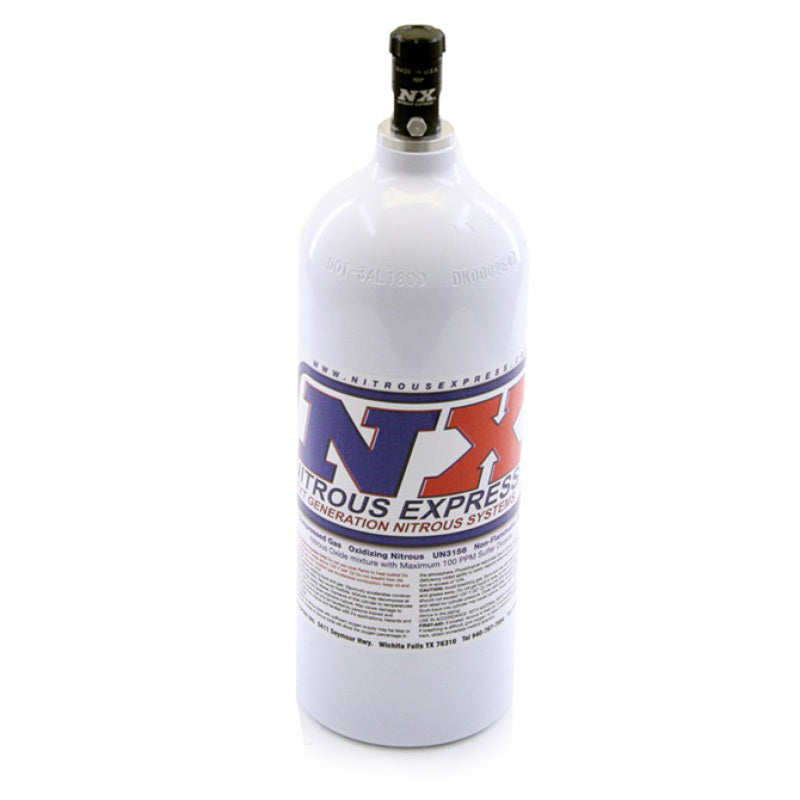 Nitrous Express 5lb Bottle w/Motorcycle Valve (5.25 Dia x 16.14 Tall) Nitrous Express 5lb Bottle w/Motorcycle Valve (5.25 Dia x 16.14 Tall)