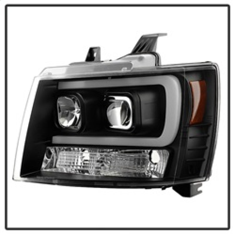 Spyder 07-14 Chevy Suburban/1500/2500/Tahoe V2 Projector Headlights Blk PRO-YD-CSUB07V2-DRL-BK Spyder 07-14 Chevy Suburban/1500/2500/Tahoe V2 Projector Headlights Blk PRO-YD-CSUB07V2-DRL-BK