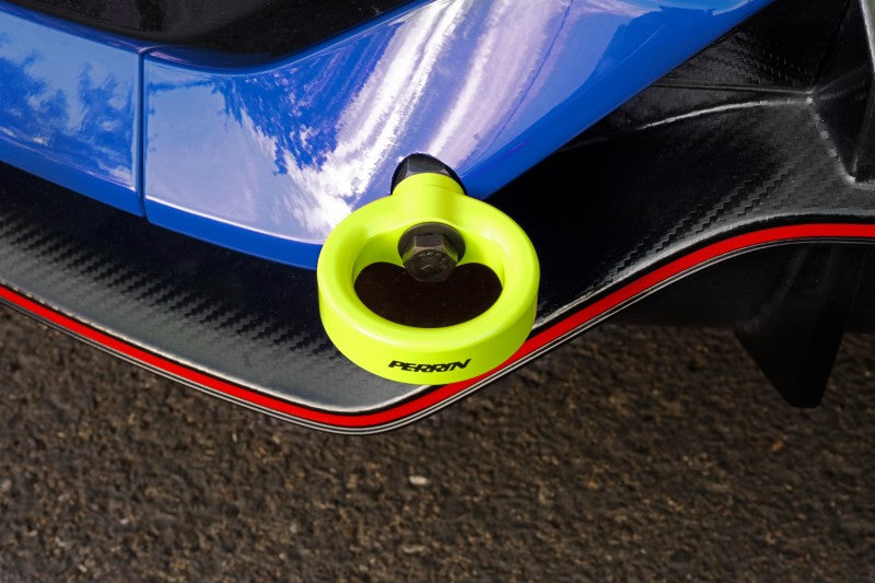 Perrin 10th Gen Civic SI/Type-R/Hatchback Tow Hook Kit (Rear) - Neon Yellow Perrin 10th Gen Civic SI/Type-R/Hatchback Tow Hook Kit (Rear) - Neon Yellow