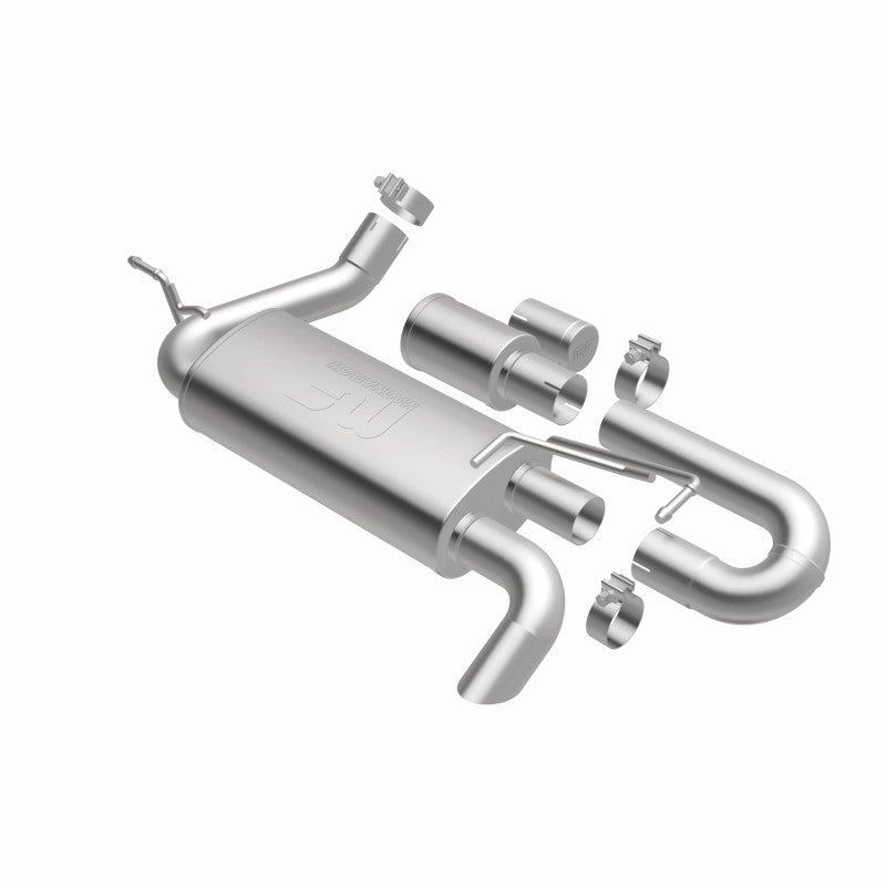 MagnaFlow 07-18 Jeep Wrangler JK Overland Series Axle-Back Exhaust System MagnaFlow 07-18 Jeep Wrangler JK Overland Series Axle-Back Exhaust System