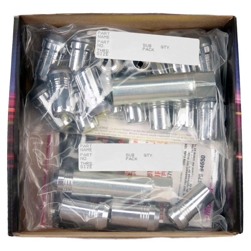 McGard SplineDrive Tuner 5 Lug Install Kit w/Locks & Tool (Cone) M14X1.5 / 22mm Hex - Chrome McGard SplineDrive Tuner 5 Lug Install Kit w/Locks & Tool (Cone) M14X1.5 / 22mm Hex - Chrome