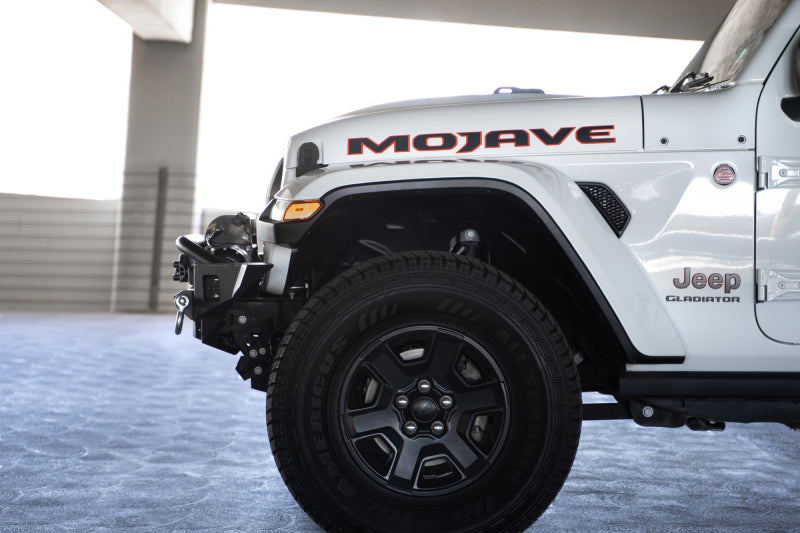 DV8 Offroad 18-23 Jeep Wrangler JL / 20-23 Jeep Gladiator JT FS-7 Mid-Width Winch Front Bumper DV8 Offroad 18-23 Jeep Wrangler JL / 20-23 Jeep Gladiator JT FS-7 Mid-Width Winch Front Bumper