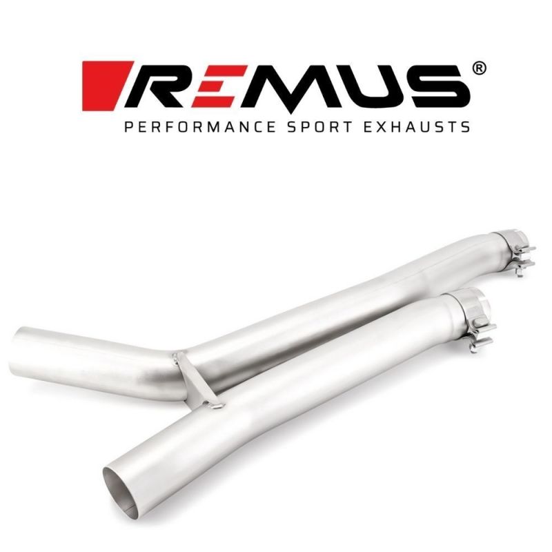 Remus 2019 BMW X3 M Competition F97 3.0L Turbo 3 (S58B30A w/GPF) Connection Tubes Remus 2019 BMW X3 M Competition F97 3.0L Turbo 3 (S58B30A w/GPF) Connection Tubes