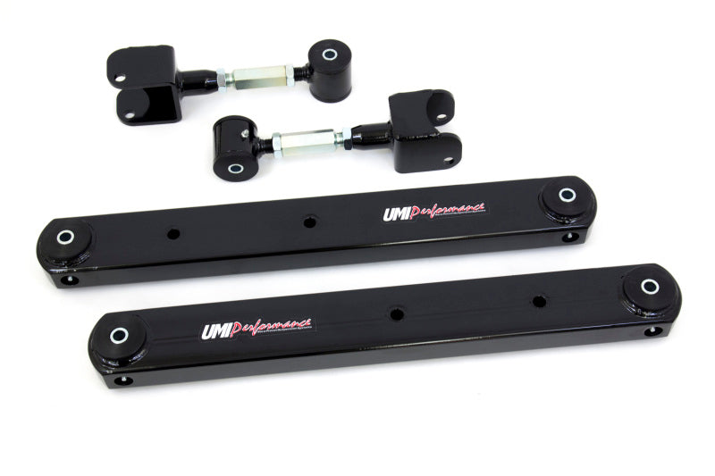 UMI Performance 68-72 GM A-Body Rear Control Arm Kit Fully Boxed Lowers Adjustable Uppers UMI Performance 68-72 GM A-Body Rear Control Arm Kit Fully Boxed Lowers Adjustable Uppers