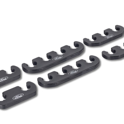 Ford Racing Wire Dividers 4 to 3 to 2 - Black w/ White Ford Logo