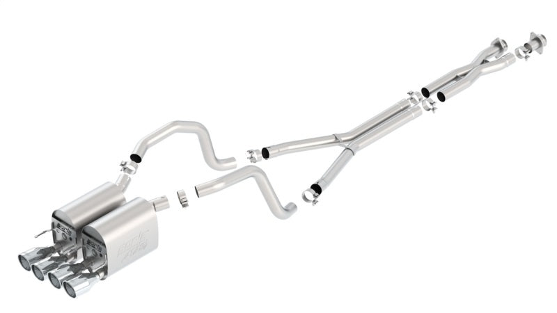 Borla 05-08 Chevrolet Corvette Coupe/Convertible 2dr 6.2L 8cyl AT/MT 6spd ATAK SS Catback Exhaust Borla 05-08 Chevrolet Corvette Coupe/Convertible 2dr 6.2L 8cyl AT/MT 6spd ATAK SS Catback Exhaust