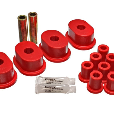 Energy Suspension 73-79 B-Body (Charger/Coronet/Satellite/GTX) Red Rear Leaf Spring Bushing Set