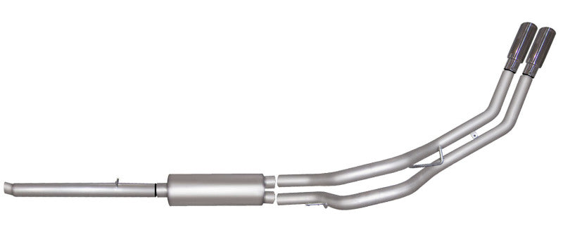 Gibson 05-07 Dodge Dakota Laramie 3.7L 2.5in Cat-Back Dual Sport Exhaust - Stainless Gibson 05-07 Dodge Dakota Laramie 3.7L 2.5in Cat-Back Dual Sport Exhaust - Stainless