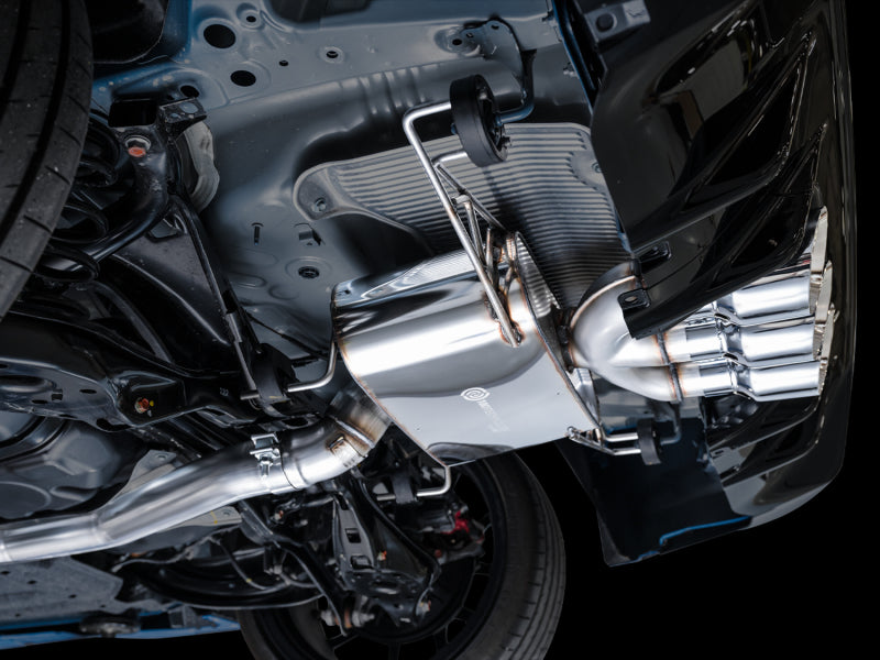 AWE Tuning 2023 Honda Civic Type R FL5 Touring Edition Exhaust w/ Triple Chrome Silver Tips AWE Tuning 2023 Honda Civic Type R FL5 Touring Edition Exhaust w/ Triple Chrome Silver Tips