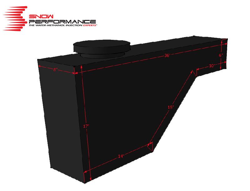 Snow Performance Water Tank Upgrade 10gal (w/Braided SS Line/Brackets/Solenoid/4AN Fittings) Snow Performance Water Tank Upgrade 10gal (w/Braided SS Line/Brackets/Solenoid/4AN Fittings)