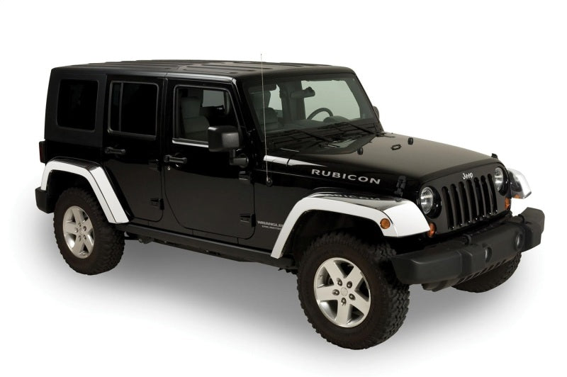 Putco 07-18 Jeep Wrangler Chrome ABS Fender Flares Putco 07-18 Jeep Wrangler Chrome ABS Fender Flares