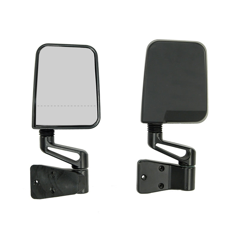 Rugged Ridge 87-02 Jeep Wrangler YJ/TJ Black Dual Focus Door Mirror Kit Rugged Ridge 87-02 Jeep Wrangler YJ/TJ Black Dual Focus Door Mirror Kit