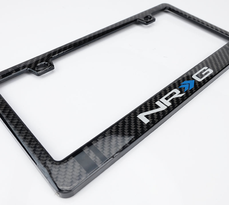 NRG Carbon License Plate Frame/ Fiber Poly Dip Finish Wet w/ NRG Logo NRG Carbon License Plate Frame/ Fiber Poly Dip Finish Wet w/ NRG Logo