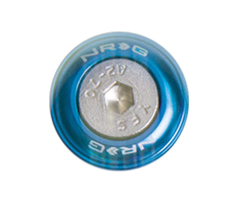 NRG Fender Washer Kit w/Rivets For Metal (Blue) - Set of 10 NRG Fender Washer Kit w/Rivets For Metal (Blue) - Set of 10