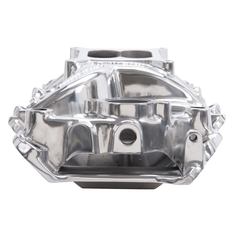 Edelbrock Polished B/B Chev Rect Port RPM Air-Gap Manifold Edelbrock Polished B/B Chev Rect Port RPM Air-Gap Manifold