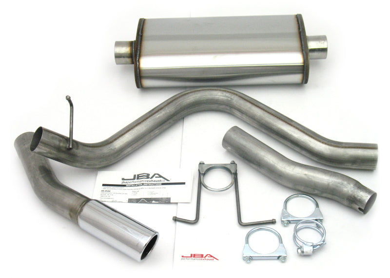 JBA 98-03 Ford F-150 4.2L/4.6L/5.4L 409SS Pass Side Single Exit Cat-Back Exhaust JBA 98-03 Ford F-150 4.2L/4.6L/5.4L 409SS Pass Side Single Exit Cat-Back Exhaust