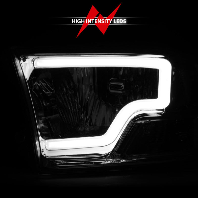 ANZO 2009-2018 Dodge Ram 1500/ 2500/ 3500 Crystal Headlights w/ Light Bar Chrome Housing ANZO 2009-2018 Dodge Ram 1500/ 2500/ 3500 Crystal Headlights w/ Light Bar Chrome Housing