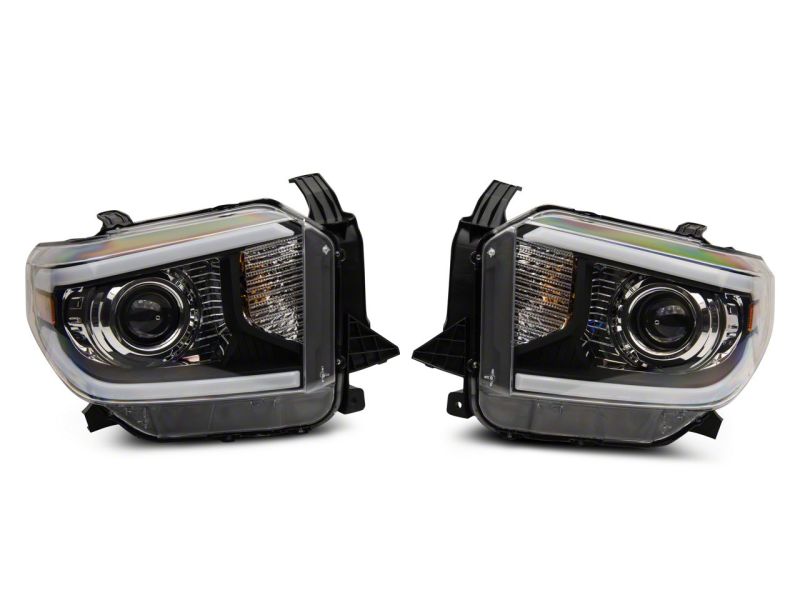 Raxiom 14-21 Toyota Tundra Axial Projector Headlights w/ SEQL LED Bar- Blk Housing (Clear Lens) Raxiom 14-21 Toyota Tundra Axial Projector Headlights w/ SEQL LED Bar- Blk Housing (Clear Lens)