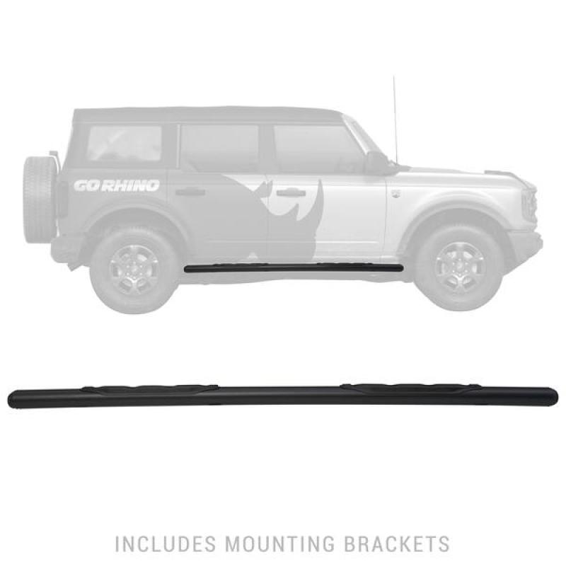 Go Rhino 18-20 Jeep Wrangler JLU 1000 Series Side Steps - Tex Blk Go Rhino 18-20 Jeep Wrangler JLU 1000 Series Side Steps - Tex Blk