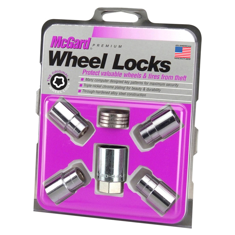 McGard Wheel Lock Nut Set - 4pk. (Reg. Shank Seat) 1/2-20 / 13/16 Hex / 1.38in. Length - Chrome McGard Wheel Lock Nut Set - 4pk. (Reg. Shank Seat) 1/2-20 / 13/16 Hex / 1.38in. Length - Chrome