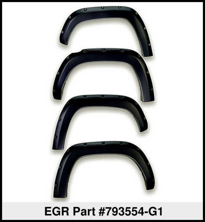 EGR 19-22 Ford Ranger Painted To Code Shadow Traditional Bolt-On Look Fender Flares Black Set Of 4 EGR 19-22 Ford Ranger Painted To Code Shadow Traditional Bolt-On Look Fender Flares Black Set Of 4