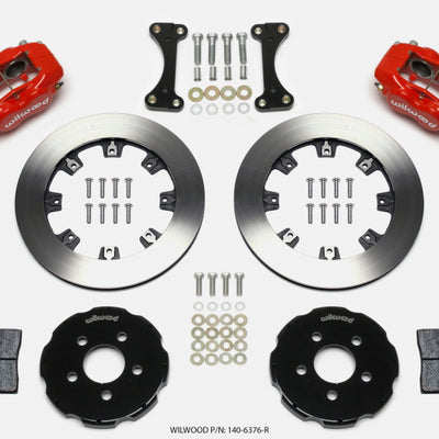 Wilwood Forged Dynalite Front Hat Kit 12.19in Red 00-04 PT Cruiser/03-04 SRT/4