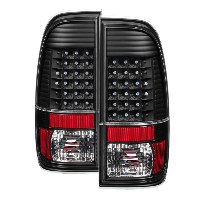 Xtune Ford F150 Styleside 97-03 / F250/350/450/550 99-07 LED Tail Lights Black ALT-JH-FF15097-LED-BK Xtune Ford F150 Styleside 97-03 / F250/350/450/550 99-07 LED Tail Lights Black ALT-JH-FF15097-LED-BK