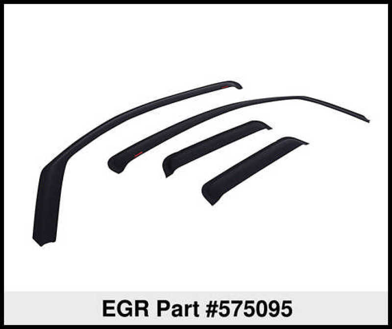 EGR 07-12 Toyota Tundra Dbl Cab In-Channel Window Visors - Set of 4 - Matte EGR 07-12 Toyota Tundra Dbl Cab In-Channel Window Visors - Set of 4 - Matte