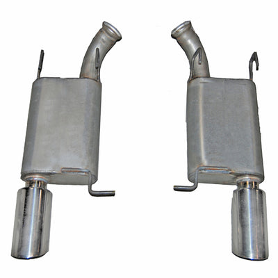 Gibson 2014 Ford Mustang Base 3.7L 2.5in Axle-Back Dual Exhaust - Aluminized