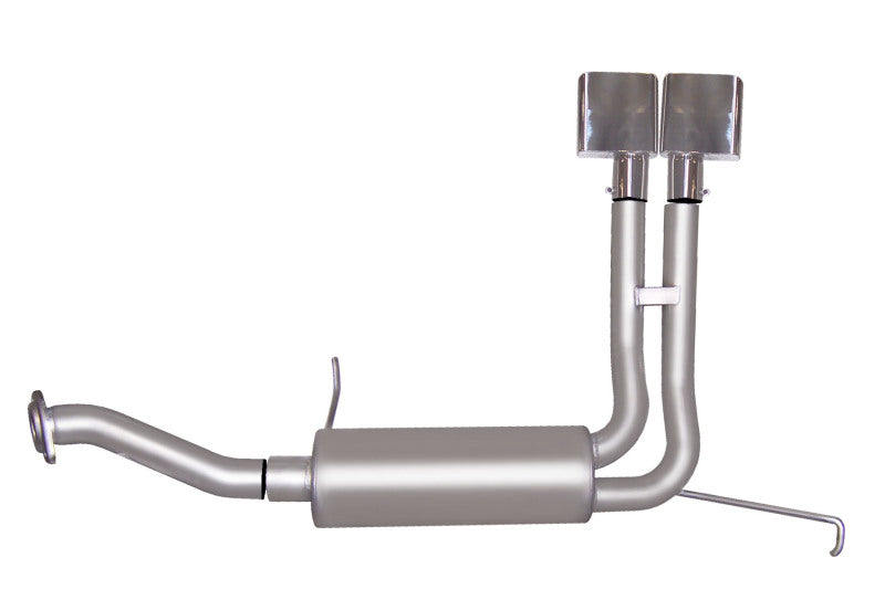 Gibson 94-95 Chevrolet C1500 Base 4.3L 2.5in Cat-Back Super Truck Exhaust - Stainless Gibson 94-95 Chevrolet C1500 Base 4.3L 2.5in Cat-Back Super Truck Exhaust - Stainless