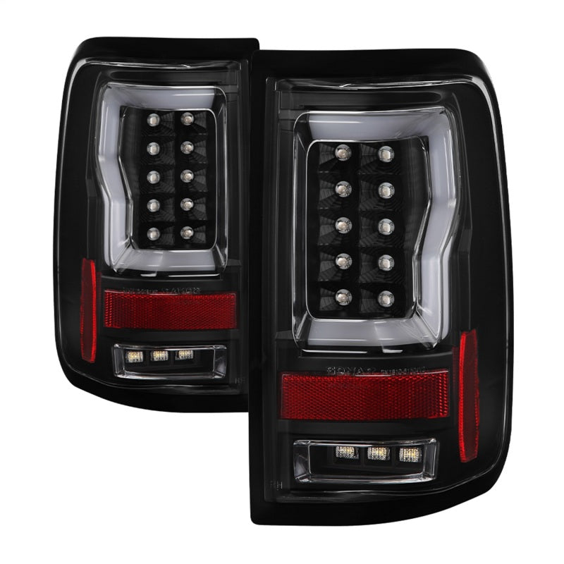 Spyder 04-08 Ford F-150 Projector Tail Lights - Light Bar DRL LED - Black ALT-YD-FF15004V2-LBLED-BK Spyder 04-08 Ford F-150 Projector Tail Lights - Light Bar DRL LED - Black ALT-YD-FF15004V2-LBLED-BK