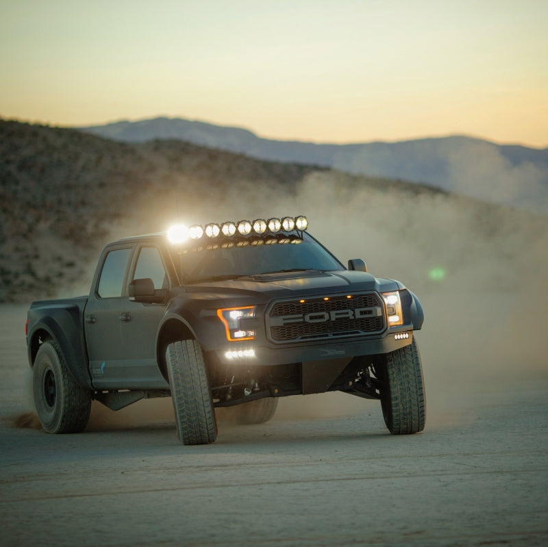 KC HiLiTES 17-18 Ford Raptor 57in. Pro6 Gravity LED 9-Light 180w Combo Beam Overhead Light Bar Sys KC HiLiTES 17-18 Ford Raptor 57in. Pro6 Gravity LED 9-Light 180w Combo Beam Overhead Light Bar Sys