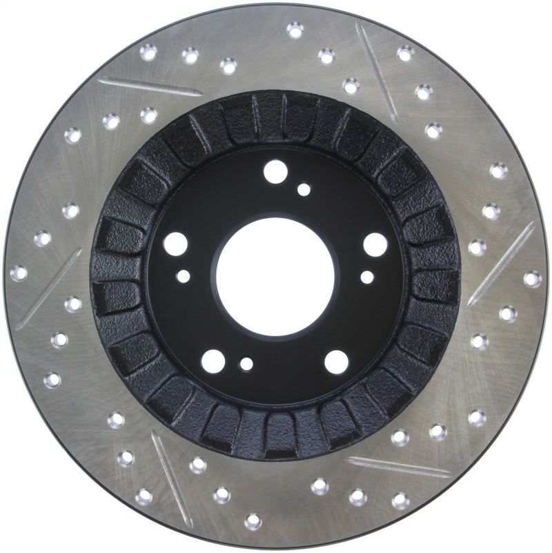 StopTech 00-09 S2000 Slotted & Drilled Right Rear Rotor StopTech 00-09 S2000 Slotted & Drilled Right Rear Rotor
