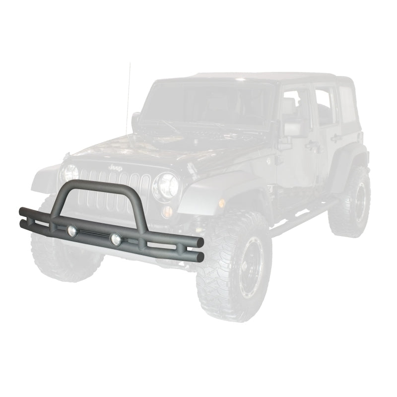 Rugged Ridge 3in Double Tube Front Bumper 07-18 Jeep Wrangler Rugged Ridge 3in Double Tube Front Bumper 07-18 Jeep Wrangler
