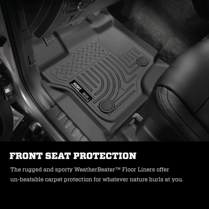 Husky Liners 2023 Toyota Sequoia WeatherBeater 3rd Row Black Floor Liner Husky Liners 2023 Toyota Sequoia WeatherBeater 3rd Row Black Floor Liner